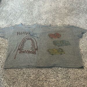 Set of two EUC Orange Heat Boys Tees Sz 6
